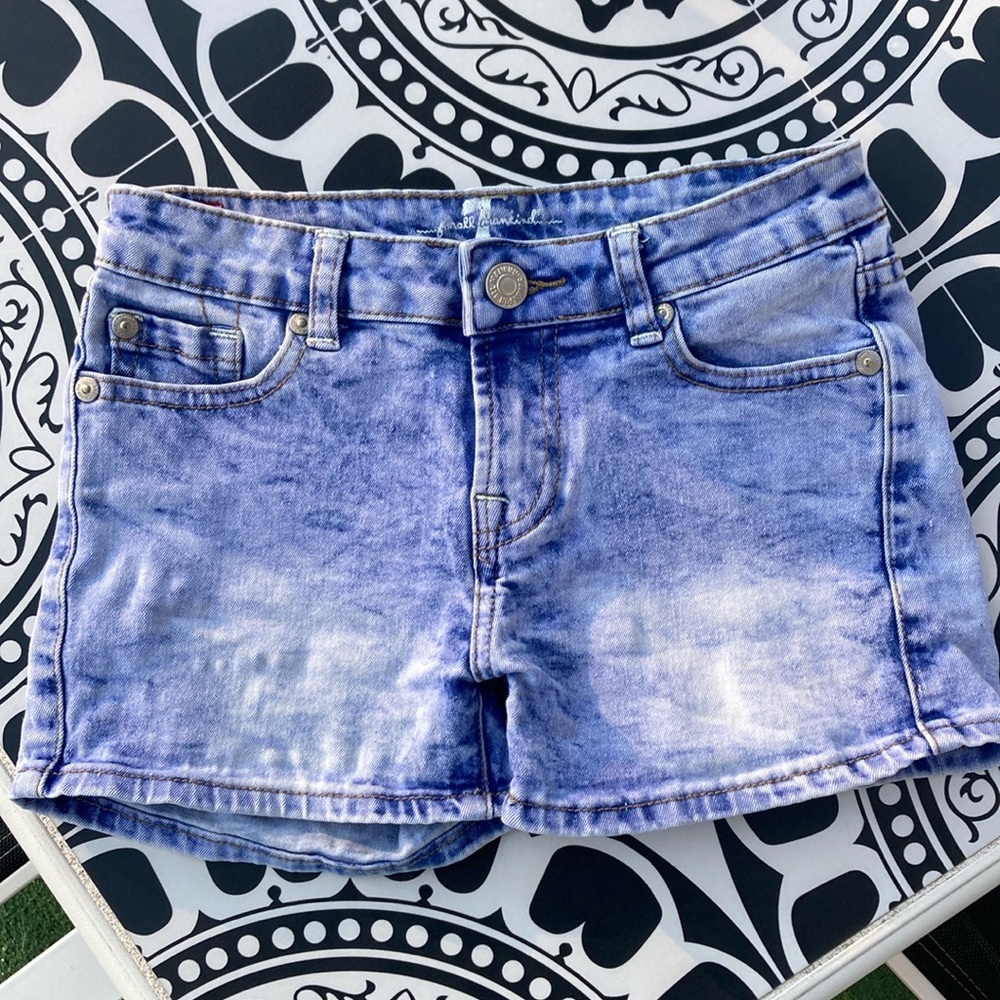 7 for All Mankind Girls Sz 8 Indigo Color wash Shorts